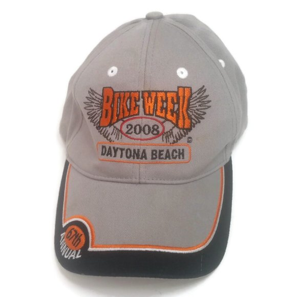 Bike Week 67th Annual 2008 Daytona Beach Florida Trucker Hat Biker Baseball Cap - Picture 3 of 8